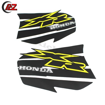 ACZ motociklu Netīrumiem melns aplikācijas uzlīmes degvielas tvertnes uzlīmju Komplekts Honda XR250 XR400 degvielas tvertne uzlīmju Komplekts