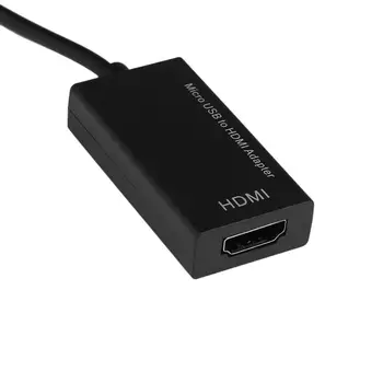 Adaptador HDMI mikro USB convertidor de señal con soporte 4K Ultra HD / 60Hz para smart tv, PC, portátil, viedtālrunis, tabletes