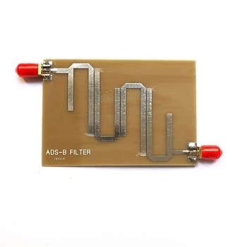 ADS-B Microstrip Filtru 1090MHZ Pārraides diapazons 1-1.2 GHz, lai adsb uztvērējs
