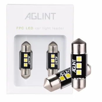 AGLINT 2GAB C5W CANBUS Bez Kļūdām LED C10W Vīt 31mm LED Auto Piederumi DC 12 Voltu super white 3030 Automašīnas salona Dome Gaismas