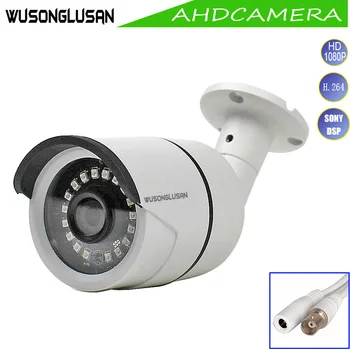 AHD Bullet Kamera Metāla Analog TVI CVI 2MP 4MP Āra Ūdensizturīgs 18 IS gaisma IS Cut filtru Nakts Redzamības Par CCTV Drošības Cam