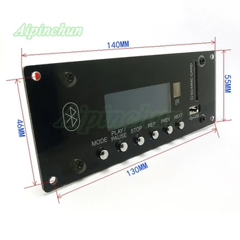 Aipinchun MP3 Dekodēšanas Valdes Bluetooth 4.0 Bezvadu Audio DIY Moduļu APE/FLAC/WMA/WAV/MP3 Decoder Atbalsta U Sisk SD Karte Radio