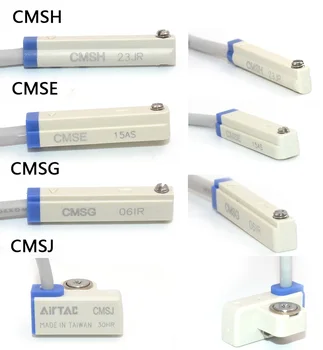 AIRTAC divi vadi tips Niedru sensors CMSH/CMSE/CMSG/CMSJ magnētisko slēdzi svina garums 2 metru