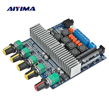 AIYIMA TPA3116 Subwoofer, Pastiprinātājs Valdes 2.1 Kanālu High Power Bluetooth 5.0 Audio Pastiprinātāji DC12V-24V 2*50W+100W Amplificador