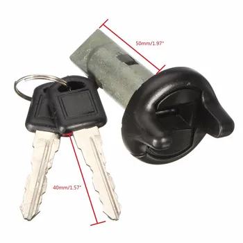 Aizdedzes Atslēgu Pārslēdziet Slēdzeni Cilindru + 2 Taustiņu Pontiac/GMC/GM/Chevy LC1353 702671 Plastmasas un Metāla Sudraba