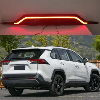 Aizmugures Bampers Stumbrs Astes Gaismas Toyota RAV4 RAV 4 2019 2020 Automašīnas LED Aizmugurējie Miglas Lukturi Bremžu Gaismas Dinamisku Pagrieziena Signāla Atstarotājs