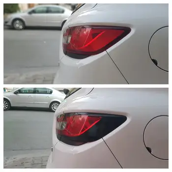 Aizmugures Stop Lukturu Rāmis Lampas Vāciņš Melns Astes Gaismas nosedzošais ietvars Aizsargs Uzlīme 4gab par Renault Clio IV 4 2012. gada -2019
