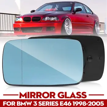 Aizstāšana pa Kreisi, pa Labi, Zilā Apsildāmi Ārējie Spoguļi Stikls, BMW 3 Sērija E46 1998-2005 51168250438