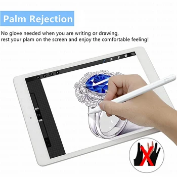 Aktīvā Irbuli iPad 7. 6th Gen Piederumi Palmu Noraidījumu iPad Pro 11 12.9 2019 2020 Pieskāriena Pildspalvas, kas Nav Apple Zīmuli
