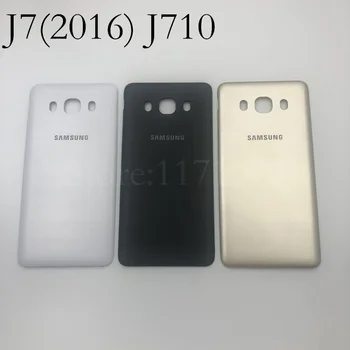 Akumulatora Durvju Samsung Galaxy J7 2016 J710 Atpakaļ Akumulatora Korpusa Vāka Lietā Durvis, Aizmugurējās par SM-J710F J710M J710H J710FN