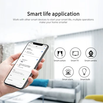 Akumulators-jaudīgā Tuya WiFi bezvadu PIR Kustības Sensoru, Smart Home Centrālās Smart Dzīves Tālvadības Uzraudzību Drošības Anti-theft Alarm Sensors