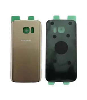 Akumulatoru atpakaļ vāciņu aizmugurējo stiklu Samsung Galaxy S7 G930 Zelta