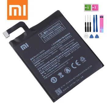 Akumulatoru XiaoMi 6 BM39 Mi6 / Xiao Mi 6 Bateria 3350mAh Tālrunis Augstas Reālās Jaudas Li-polymer Baterijas Bezmaksas Rīki Paketi