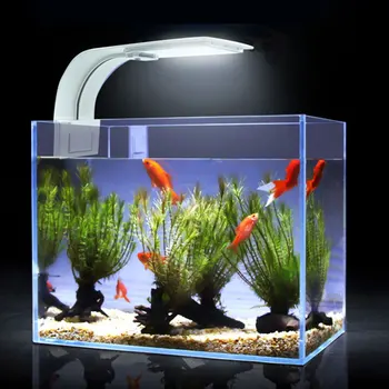 Akvārija Gaismas Apgaismojums augiem Augt Clip-on LED Akvārija Gaismas Lampas, Koraļļu Rifu Zivis Ar ES Plug Zivju Tvertnes Rotājumu Apgaismojums