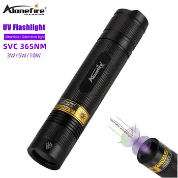 Alonefire SV006 UV Lukturīti SVC LED 365nm scorpion ultravioleto Neredzamo Ultravioleto Lāpu Mājdzīvniekiem Traipu Medību Atzīmes