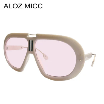 ALOZ MICC Jaunu Laukumā Saulesbrilles Sieviešu Vasaras Stils Flat Top Saules Brilles Vīriešiem Sieviešu Modes Toņos Briļļu Oculos Q673