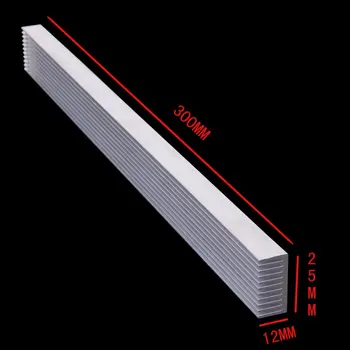 Alumīnija Heatsink Dzesēšanas 4 x 3 W/ 12 x 1W LED
