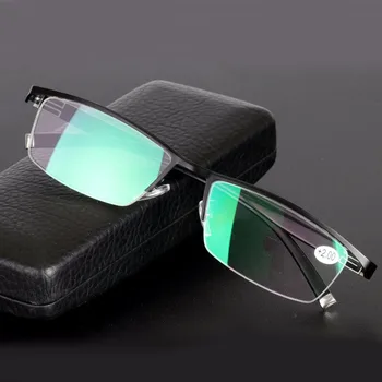 Alumīnija Magnija Lasīšanas Brilles bez apmales Lasīšanas Brilles Vīrieši Sievietes Briļļu Anti-noguruma Optisko vecuma tālredzība Hyperopia Brilles