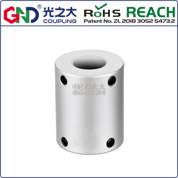 Alumīnija sakausējuma cieta top vads sērijas GND BAND vārpstu sakabes protokols d16 L24 d1 d2: 4,5,6,6.35,7,8 mm