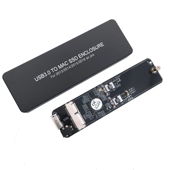 Alumīnija Sakausējuma SSD Gadījumā, ja Datora USB 3.0 SSD Būra Mājas Biroja Piederumi Apple MacBook Air, Pro Retina 2013///2016