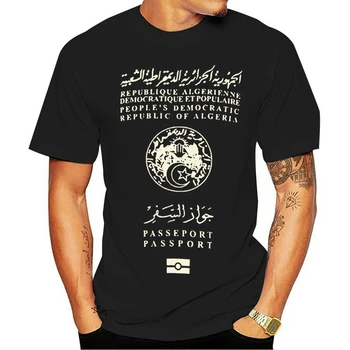 Alžīrijas Republikas Pases Vāks T Krekls Algerie Mīļotājiem Krekls Republiku Par Alžīrijas Tēvijas Krekls Alžīrija Pase