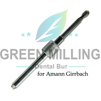 Amann Girrbach zobu bur,3pcs /viens komplekts ,DLC frēzēšanas instruments cirkonija bloku diametrs 0.6 mm/1,0 mm/2,5 mm