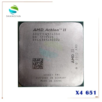 AMD Athlon X4 X4 651 651K X4-X4 651-651 3.0 GHz 100W Quad-Core CPU Procesors AD651KWN43GX AD651XWNZ43GX Socket FM1/905pin