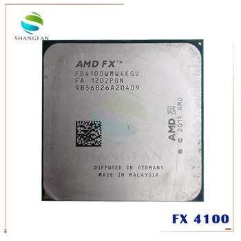 AMD FX4100 FX 4100 3.2 GHz Quad-Core CPU Procesors FD4100WMW4KGU 95W Socket AM3+