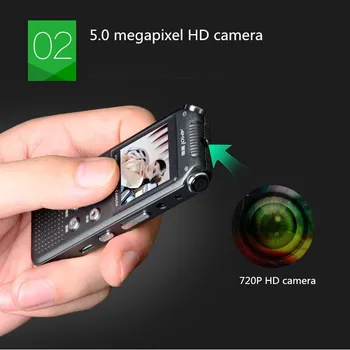 Amoi A82 Digitālais Audio Video ierakstīšana 720P minicam Portatīvo videokameru uzņemt attēlus DVR kustības detektors Diktofons