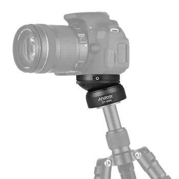 Andoer DY-60N Statīva Leveling Bāzi Nivelieris Regulēšana Plāksne Alumīnija Sakausējuma ar līmeņrādi Soma Canon Nikon spoguļkamera