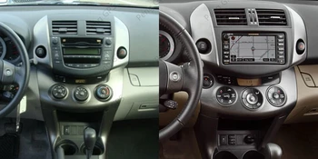 Android 10.0 4 GB+64GB Auto radio atskaņotāju, GPS Navigācijas Toyota RAV4 2006-2012 Multimediju Atskaņotājs, Radio, video, stereo galvas vienības