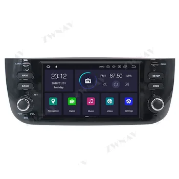 Android 10.0 4G+64G auto multimediju atskaņotājs, Iebūvēts DSP Radio stereo Fiat Punto 2009-ne dienu bez līnijas 2012. -. gadam GPS Navi Audio vienības