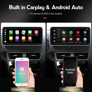 Android 10.0 Auto Multimedia player Audi A5 A4L B8 2009-2016 GPS Navigācijas API29 IPS 1920*720 DSP Bezvadu carplay