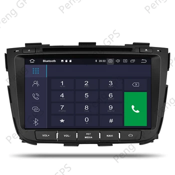 Android 10.0 GPS Navigācijas Kia Sorento 2013 Venga Touchscreen Multivides Headunit DVD Atskaņotājs, FM AM Radio Ar Carplay