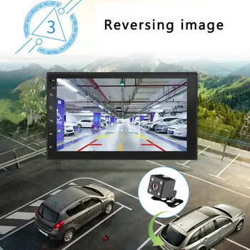 Android 2 Din Auto radio Multimediju Video Atskaņotājs 2+16.G Universālo auto Stereo, GPS KARTES Nissan Par Hyundai