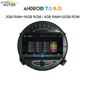 Android 8.0 Auto Multimedia Player NAVI BMW Mini 2006. Gada līdz 2013. gadam Ar auto DVD atskaņotāju Auto Radio Stereo, GPS Map Navigation Octa core
