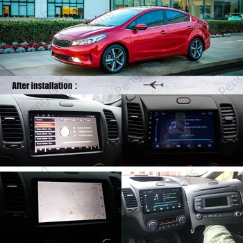 Android 9 PX6 DSP Par Kia CERATO K3 FORTE 2013. - 2017. gadam Automašīnas Multivides Stereo Atskaņotājs Ne DVD Radio uzlabot GPS Navigācijas vienības Vadītājs