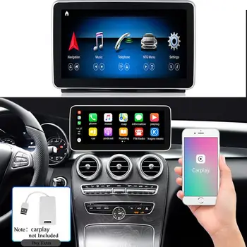 Android 9Inch 4/8Core 4+64G Auto radio Auto Atskaņotāju, GPS Navigācijas Mercedes Benz ML Klases W166/GL Klases X166 2012. -. gadam