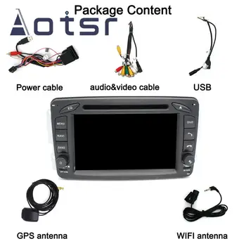 Android Auto GPS Navigācija, DVD Atskaņotājs BENZ W203 W209 W463 Auto DVD, Auto Stereo Radio Multimediju atskaņotājs, Galvu Vienība Ieraksti