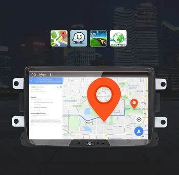 Android Automašīnas Radio, GPS Renault/Dacia/Sandero/Duster/Captur/Lada/Xray 2/Logan 2 Multimediju Video Atskaņotājs Navigator NE DVD 1 Din