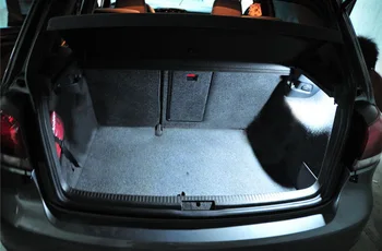 ANGRONG 2gab Canbus LED Bagāžas Trunk Boot Gaismas VW Caddy Golf Plus Sharan Scirocco Touareg