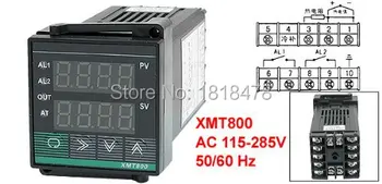 Angļu valodas apmācību XMT-800 Inteliģentās temperatūras kontroles instruments PID PSR PV SV K E B PT100 VV 50 48*48mm