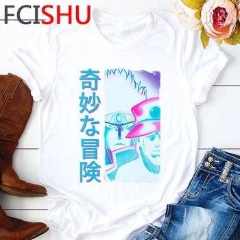 Anime Jojo Dīvaino Piedzīvojumu T Krekls Vīriešiem 90s Smieklīgi Karikatūra T-krekls Streetwear Atdzist Modes Tshirt Streetwear Top Lakrosa Vīriešu
