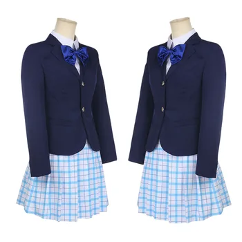 Anime Klusuma Balss Shouko Nishimiya Shoko Cosplay Kostīmu Japāņu Anime Ar Formu Balss Skolā Vienotu Tērpu Apģērbs Apģērbs