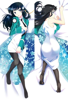 Anime Mahouka Koukou nav Rettousei shiba miyuki, Seksīga Meitene, Spilvendrānas ķermeņa Hugging Spilvenu Dakimakura Otaku Spilvens Gadījumā Vāciņu