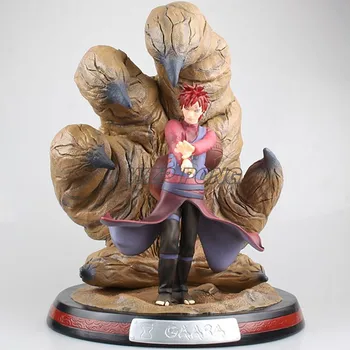 Anime NARUTO Gaara Statuja Sveķu Shukaku smilšu vētra Ainas Modelis Rotaļlieta Jauna Kolekcija Rīcības Attēls Rotaļlietas Dzimšanas dienas Dāvanu 31cm