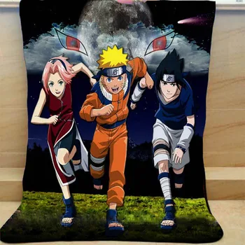 Anime Naruto Shippuden Akatsuki Maiga, Silta Coral Fleece Plīša Mest Segu, Gultas segas bērniem dāvanu Karikatūra Segu Piliens Kuģniecība