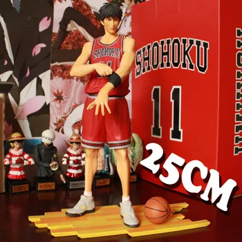 Anime Slam Dunk Shohoku Sakuragi Hanamichi Rukawa Kaede Takenori Akagi PVC Darbības Rādītāji Basketbola Kolekciju Lelles