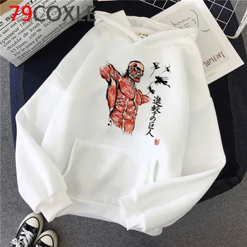 Anime Uzbrukumu Titan hoodies vīriešiem streetwear grunge Ulzzang vīriešu krekli džemperi Ulzzang