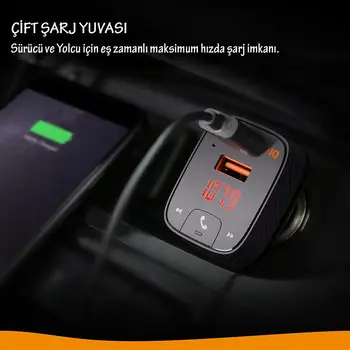 Anker Roav Smartcharge F2 Smart Auto Finder Bluetooth Ātrs Auto Lādētājs - OFP